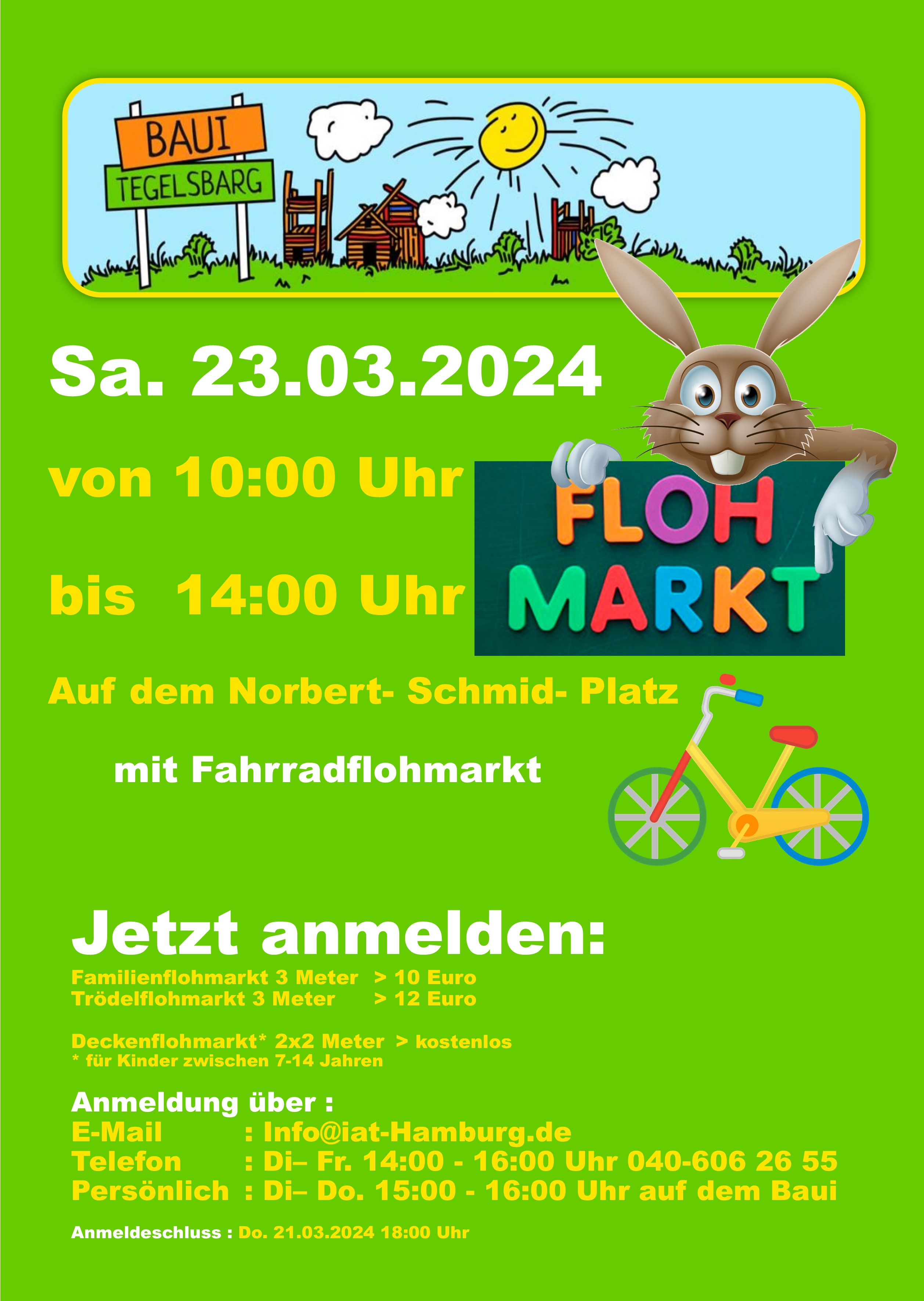 Flohmarkt Plakat A206 2024